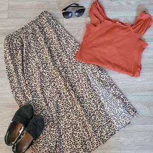 Animal Print Skirt